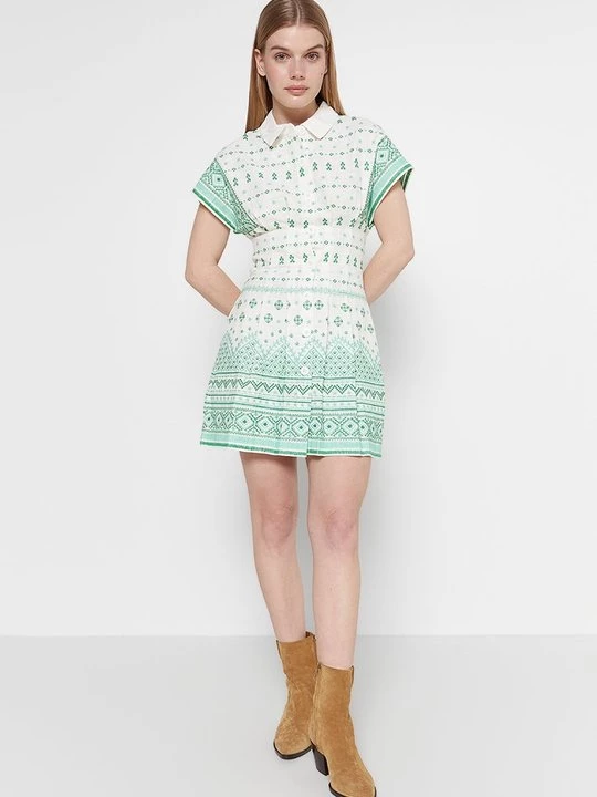 Foto van product Blousejurk Maje groen