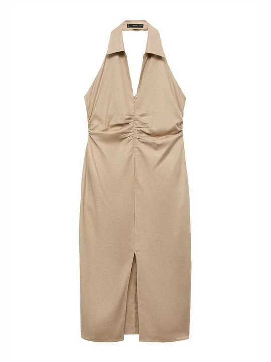 Foto van product Blousejurk Mango zandkleur