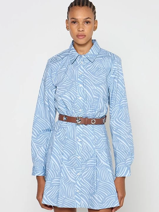 Foto van product Blousejurk Michael Kors lichtblauw