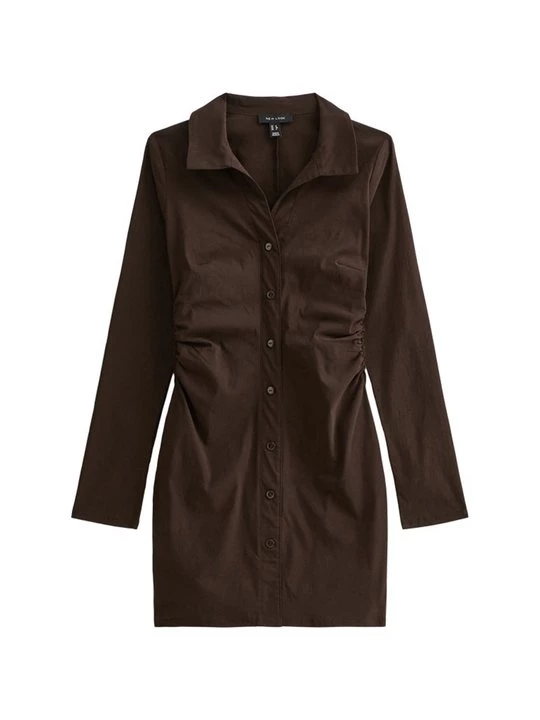 Foto van product Blousejurk New Look donkerbruin