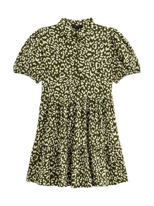 Foto van product Blousejurk New Look groen gemêleerd