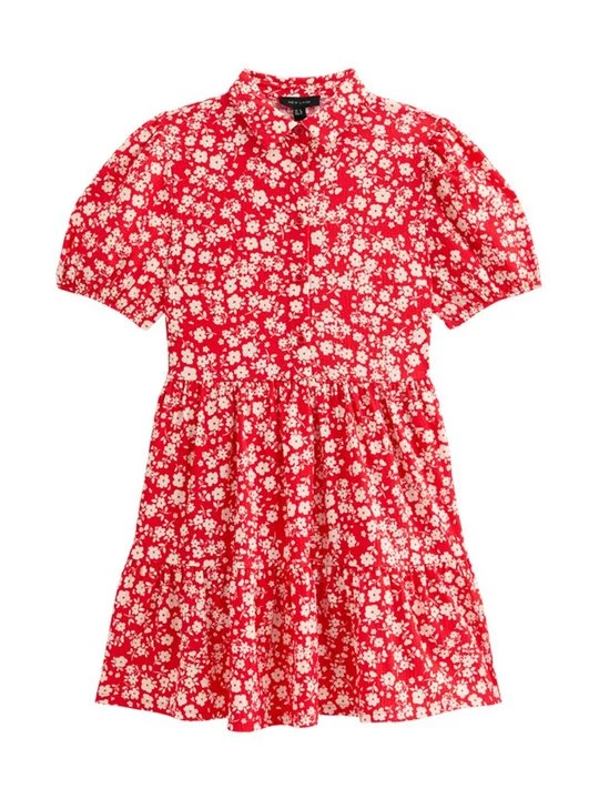 Foto van product Blousejurk New Look rood gemêleerd