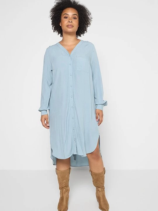 Foto van product Blousejurk ONLY Carmakoma blauw