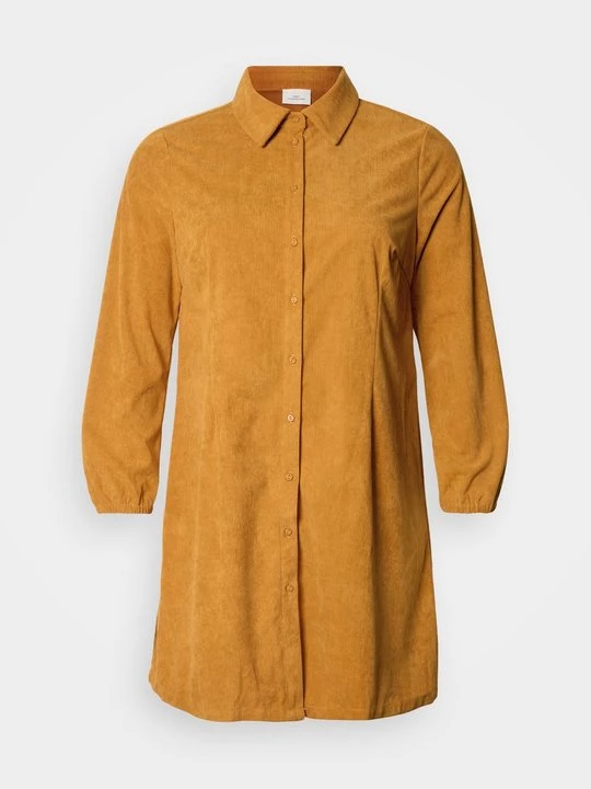 Foto van product Blousejurk ONLY Carmakoma okergeel