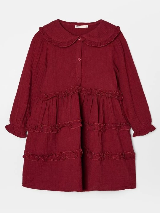Foto van product Blousejurk ONLY MINI donkerrood