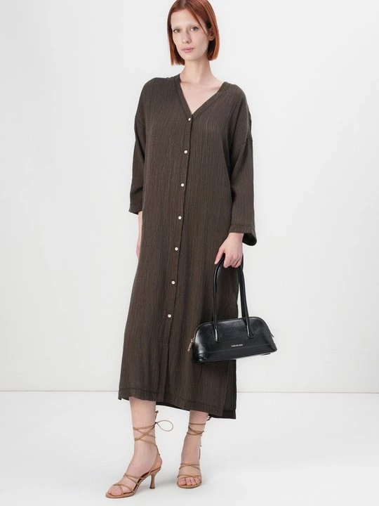 Foto van product Blousejurk PARFOIS bruin