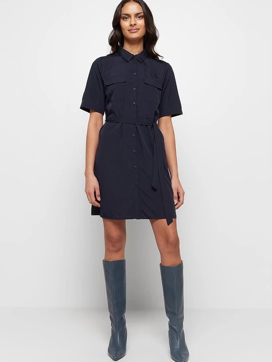 Foto van product Blousejurk Pieces donkerblauw