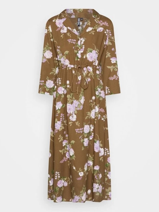 Foto van product Blousejurk Pieces donkergroen