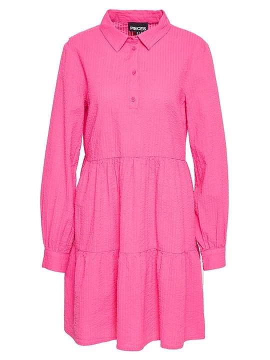Foto van product Blousejurk Pieces donkerroze