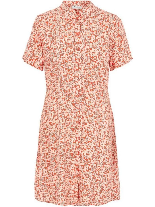 Foto van product Blousejurk Pieces oranje