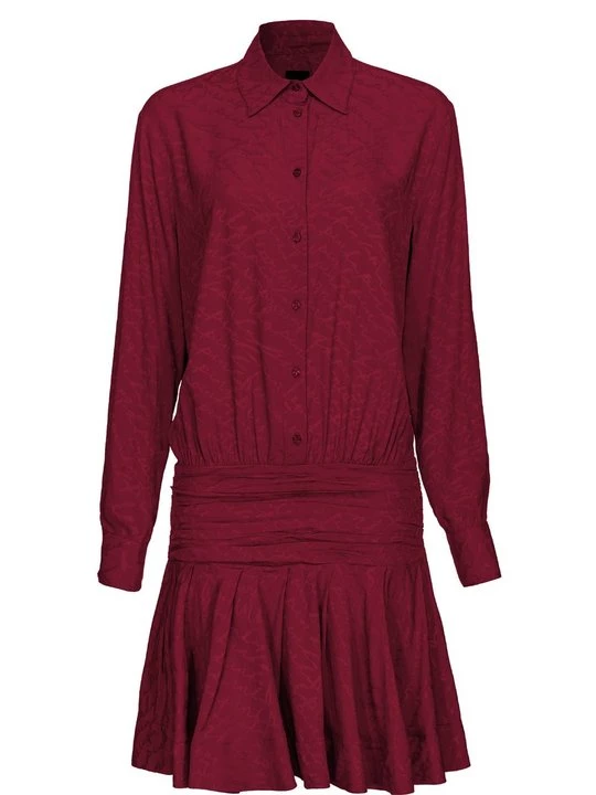 Foto van product Blousejurk Pinko bordeauxrood gemêleerd