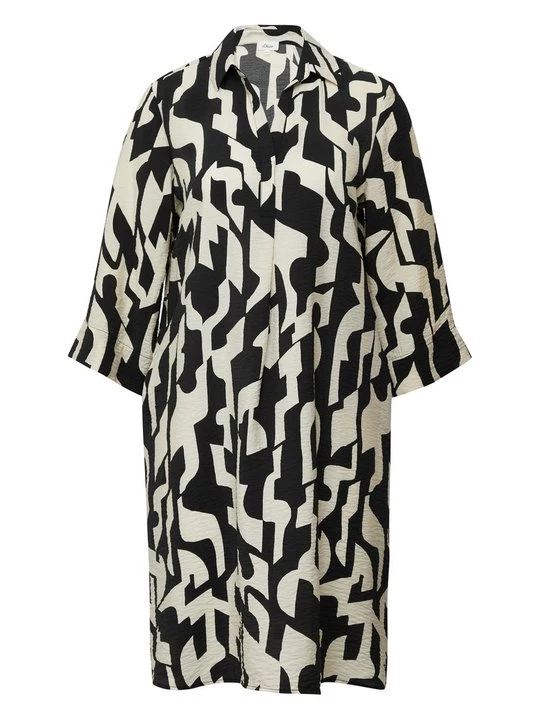Foto van product Blousejurk s.Oliver gemêleerd zwart