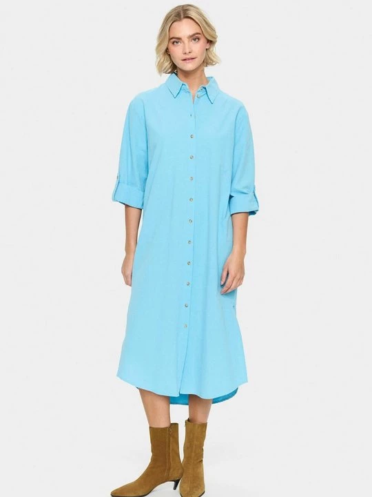 Foto van product Blousejurk Saint Tropez turquoise
