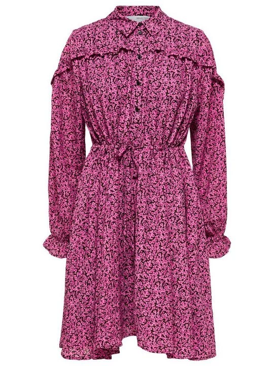 Foto van product Blousejurk Selected donkerroze