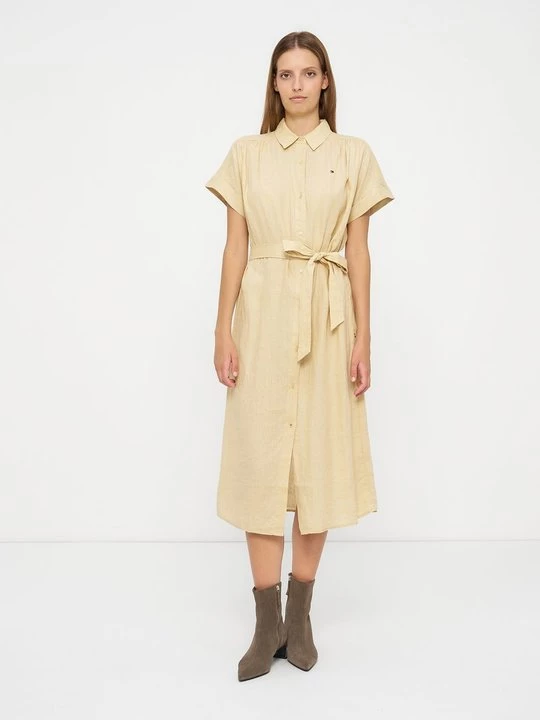 Foto van product Blousejurk Tommy Hilfiger beżowy