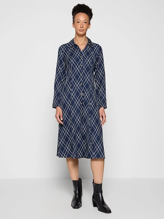 Foto van product Blousejurk Tommy Hilfiger blauw