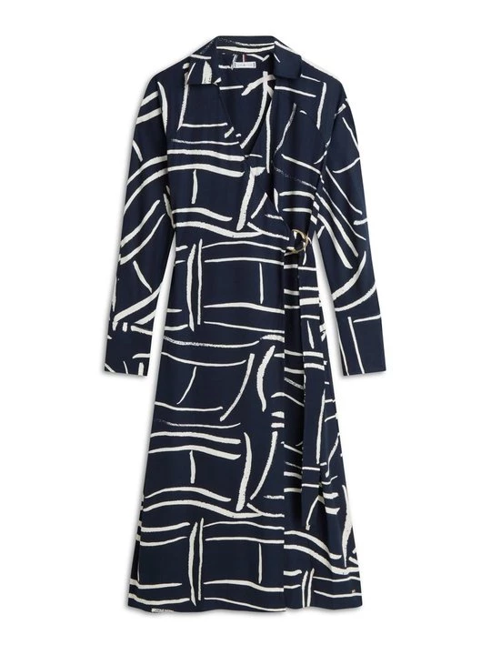 Foto van product Blousejurk Tommy Hilfiger blauw