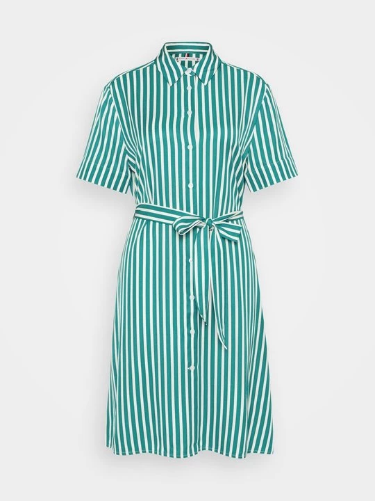 Foto van product Blousejurk Tommy Hilfiger groen