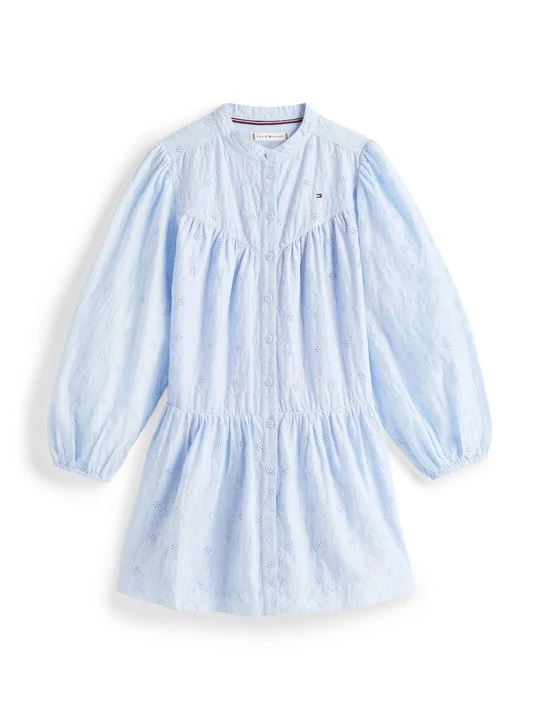 Foto van product Blousejurk Tommy Hilfiger lichtblauw