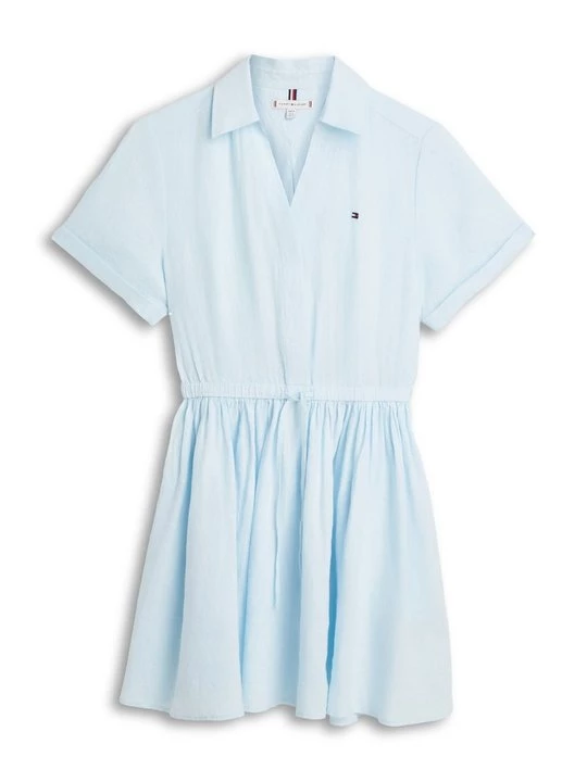 Foto van product Blousejurk Tommy Hilfiger lichtblauw