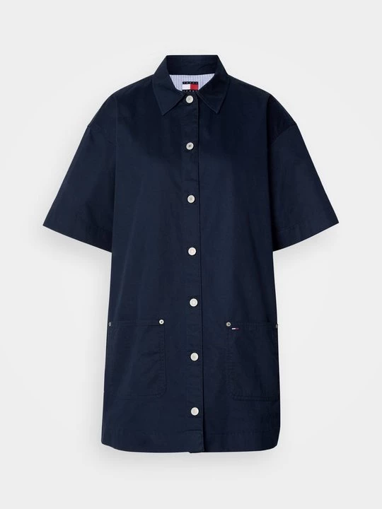Foto van product Blousejurk Tommy Jeans donkerblauw
