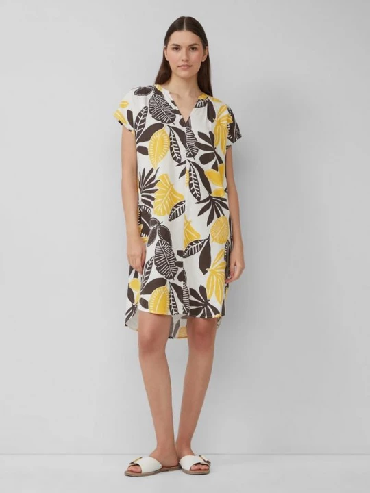 Foto van product Blousejurk van een linnenmix met steekzakken s.Oliver crème