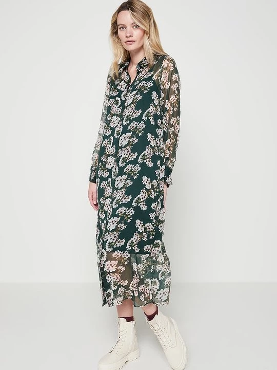 Foto van product Blousejurk Vero Moda donkergroen