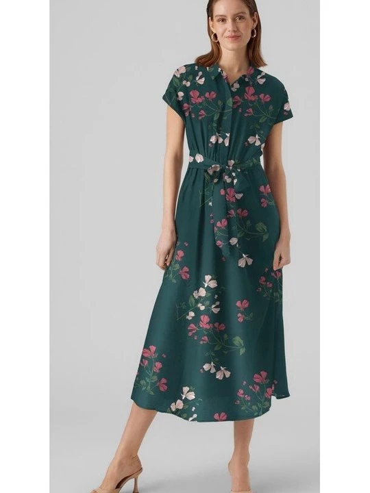 Foto van product Blousejurk Vero Moda donkergroen