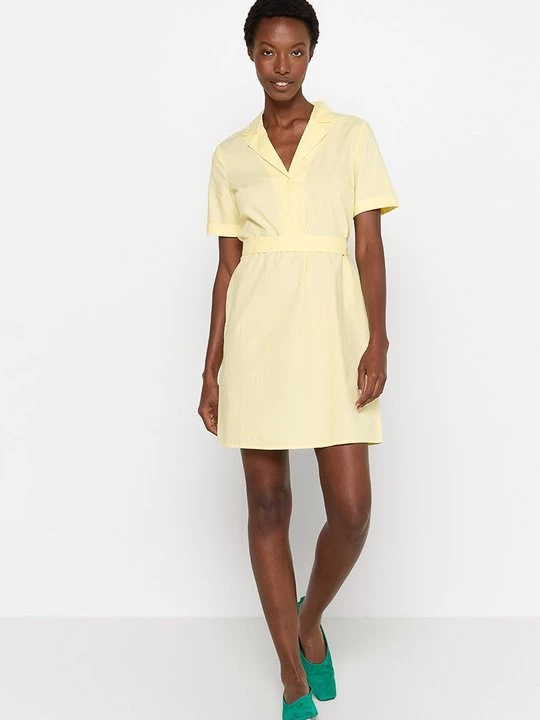 Foto van product Blousejurk Vila lichtgeel