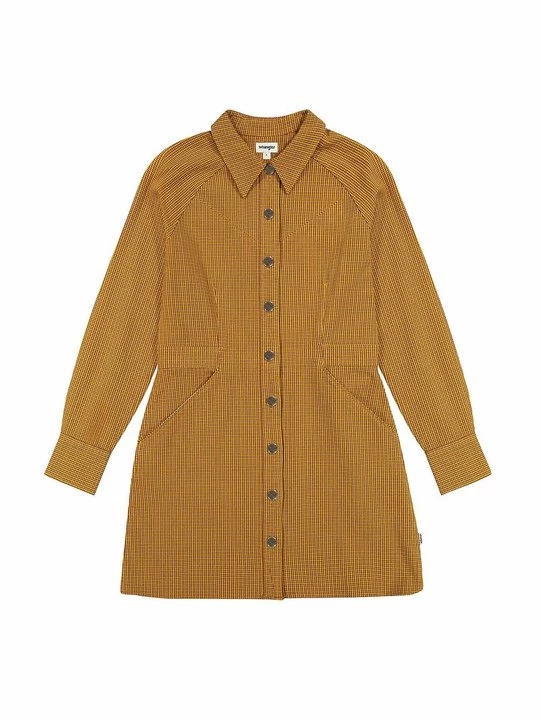 Foto van product Blousejurk Wrangler lichtbruin