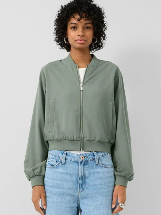 Foto van product Blouson met opstaande kraag QS groen