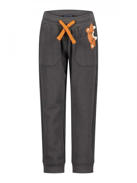 Foto van product BLUE SEVEN Broek antraciet / oranje / wit