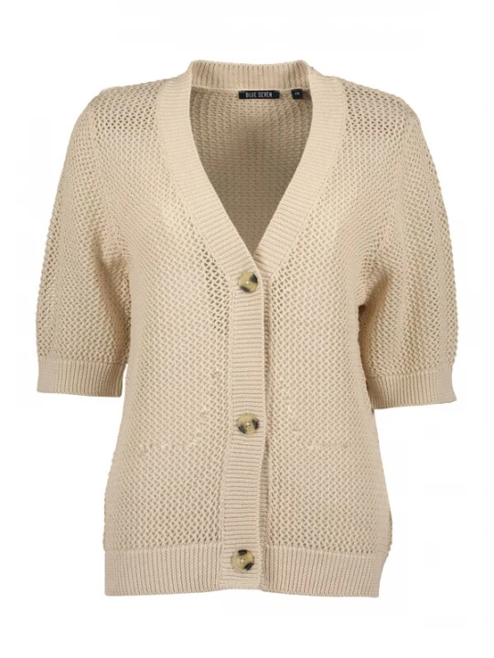 Foto van product BLUE SEVEN Gebreid vest beige