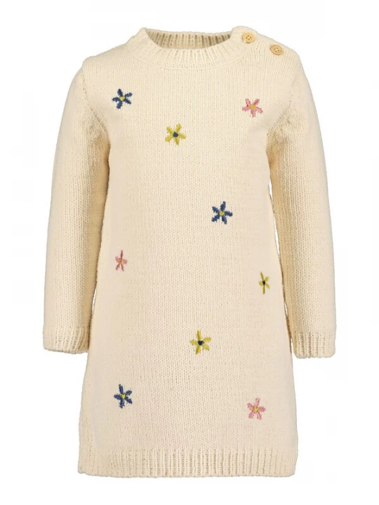 Foto van product BLUE SEVEN Jurk beige / blauw / geel / pink