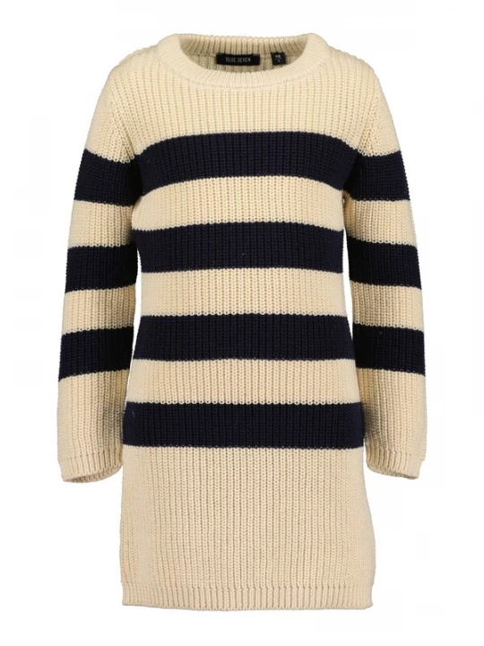 Foto van product BLUE SEVEN Jurk beige / zwart