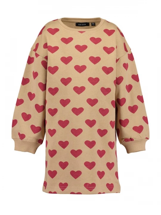 Foto van product BLUE SEVEN Jurk camel / rood