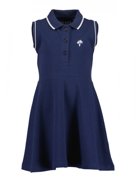 Foto van product BLUE SEVEN Jurk donkerblauw / wit