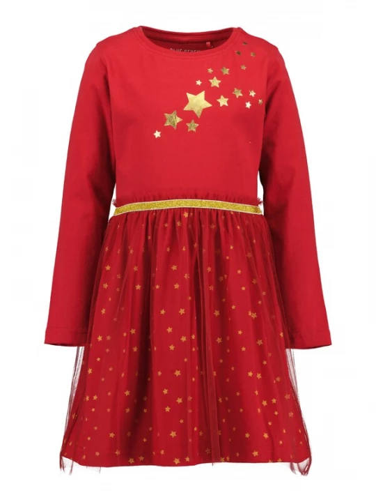 Foto van product BLUE SEVEN Jurk goud / rood
