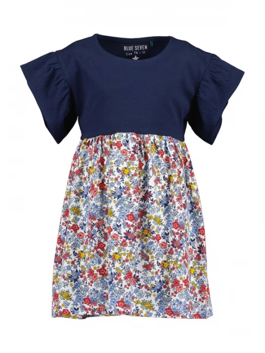 Foto van product BLUE SEVEN Jurk marine / lichtblauw / rood / wit