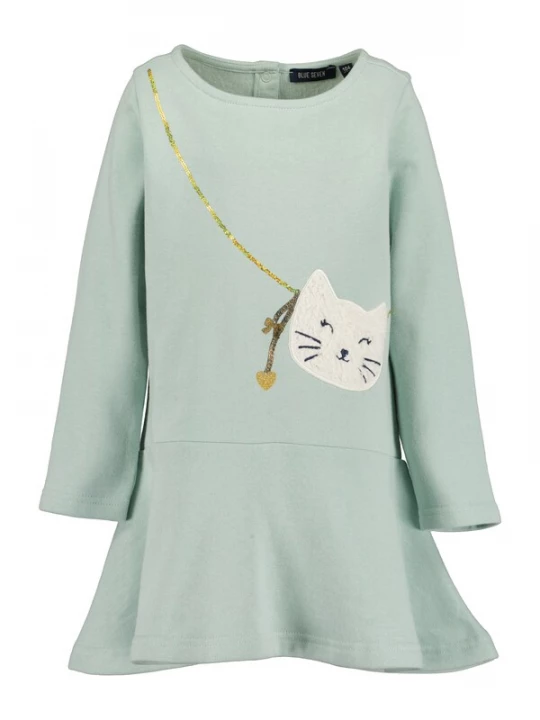 Foto van product BLUE SEVEN Jurk marine / pastelblauw / goud / offwhite