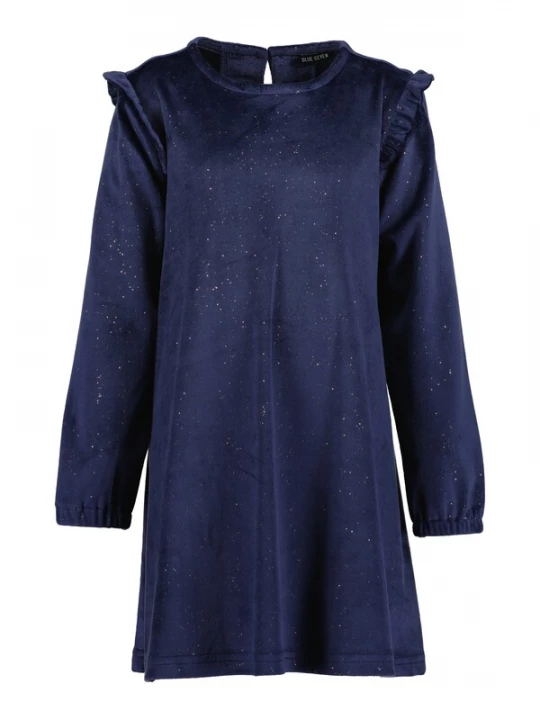 Foto van product BLUE SEVEN Jurk nachtblauw / goud