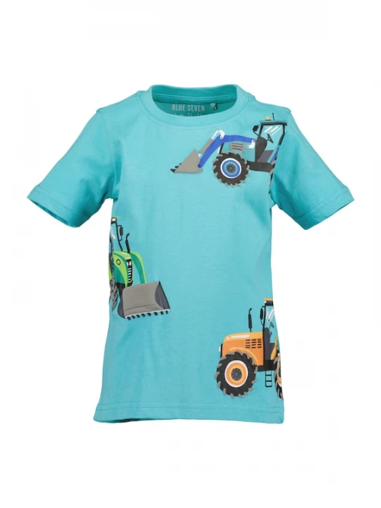 Foto van product BLUE SEVEN Nachtkledij aqua / grijs / oranje / zwart