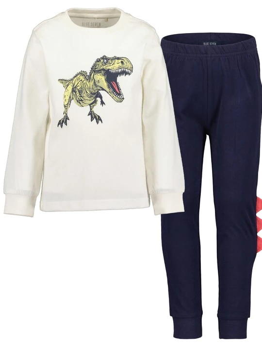 Foto van product BLUE SEVEN Nachtkledij navy / olijfgroen / knalrood / offwhite