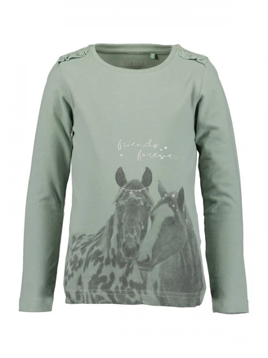 Foto van product BLUE SEVEN Shirt aqua / donkergrijs / zilver