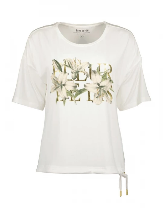 Foto van product BLUE SEVEN Shirt beige / groen / wit