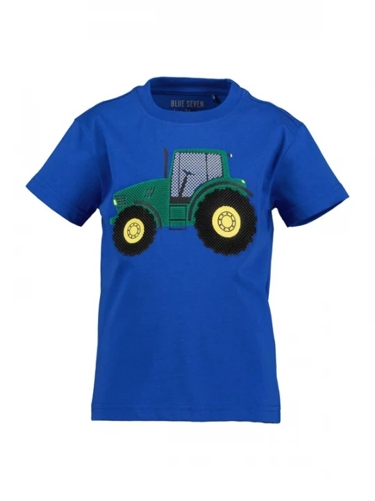 Foto van product BLUE SEVEN Shirt blauw / geel / smaragd / zwart