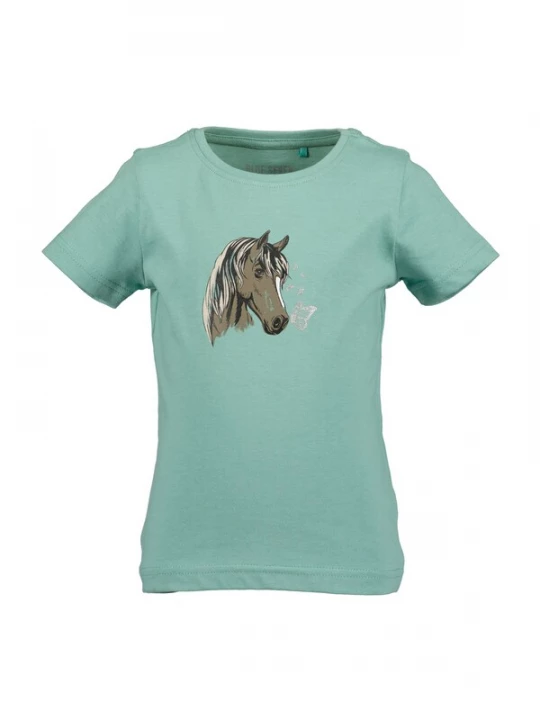 Foto van product BLUE SEVEN Shirt bruin / mintgroen / rosa / wit