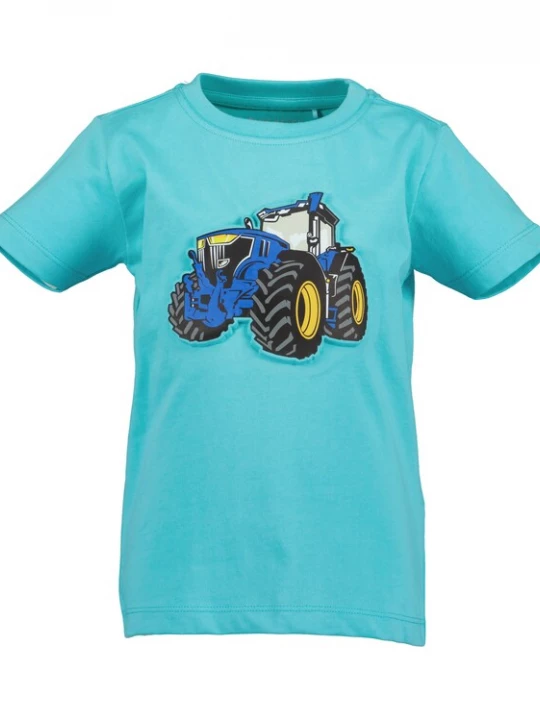 Foto van product BLUE SEVEN Shirt cyaan blauw / geel / grijs / zwart