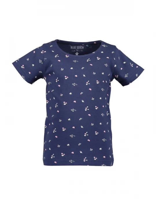 Foto van product BLUE SEVEN Shirt donkerblauw / mintgroen / rosa