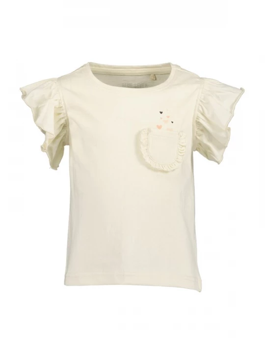 Foto van product BLUE SEVEN Shirt ecru / oudroze / zwart